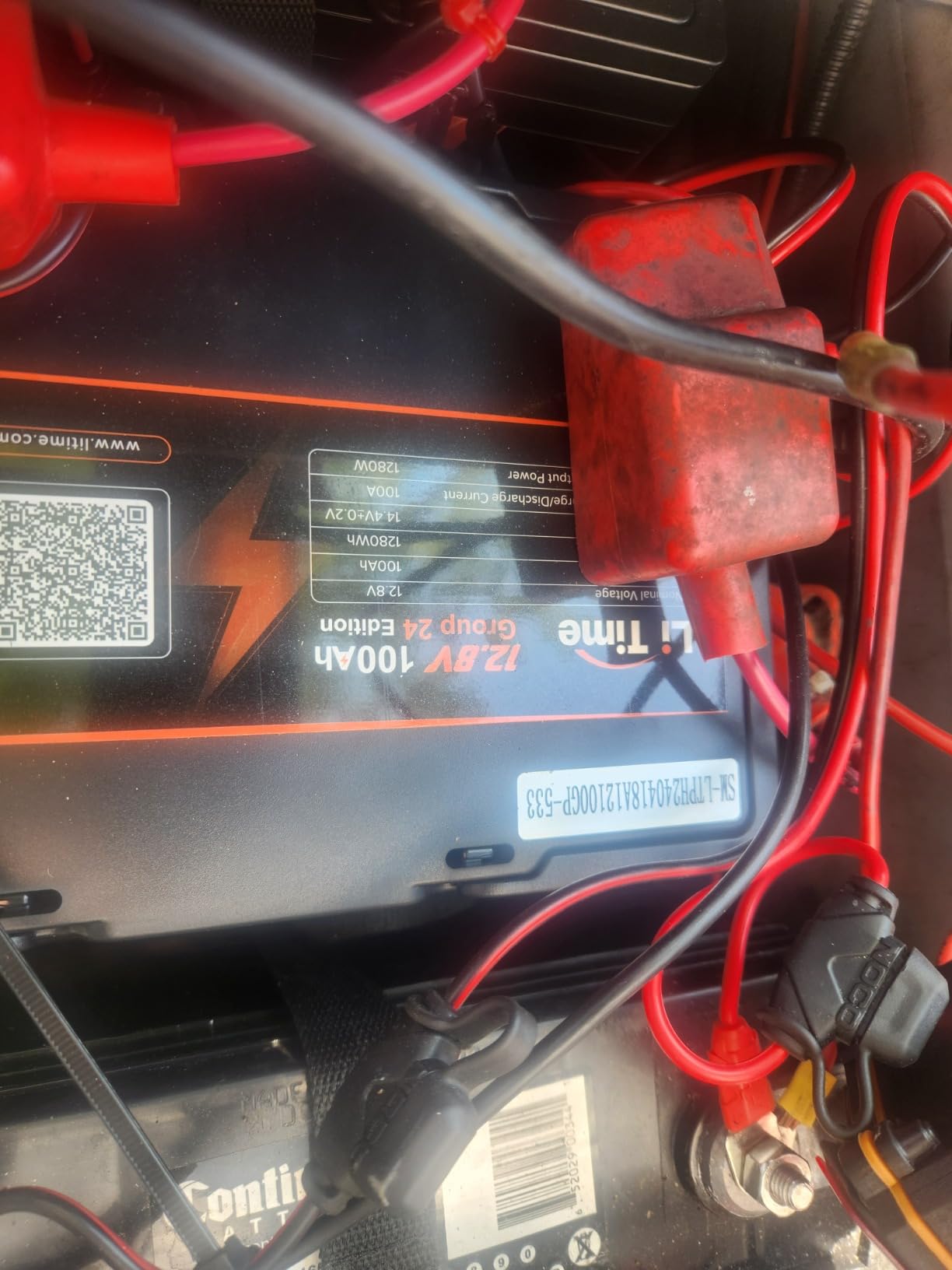LiTime 12V 50Ah Trolling Motors LiFePO4 Lithium Battery for Fish Finder customer photo 2