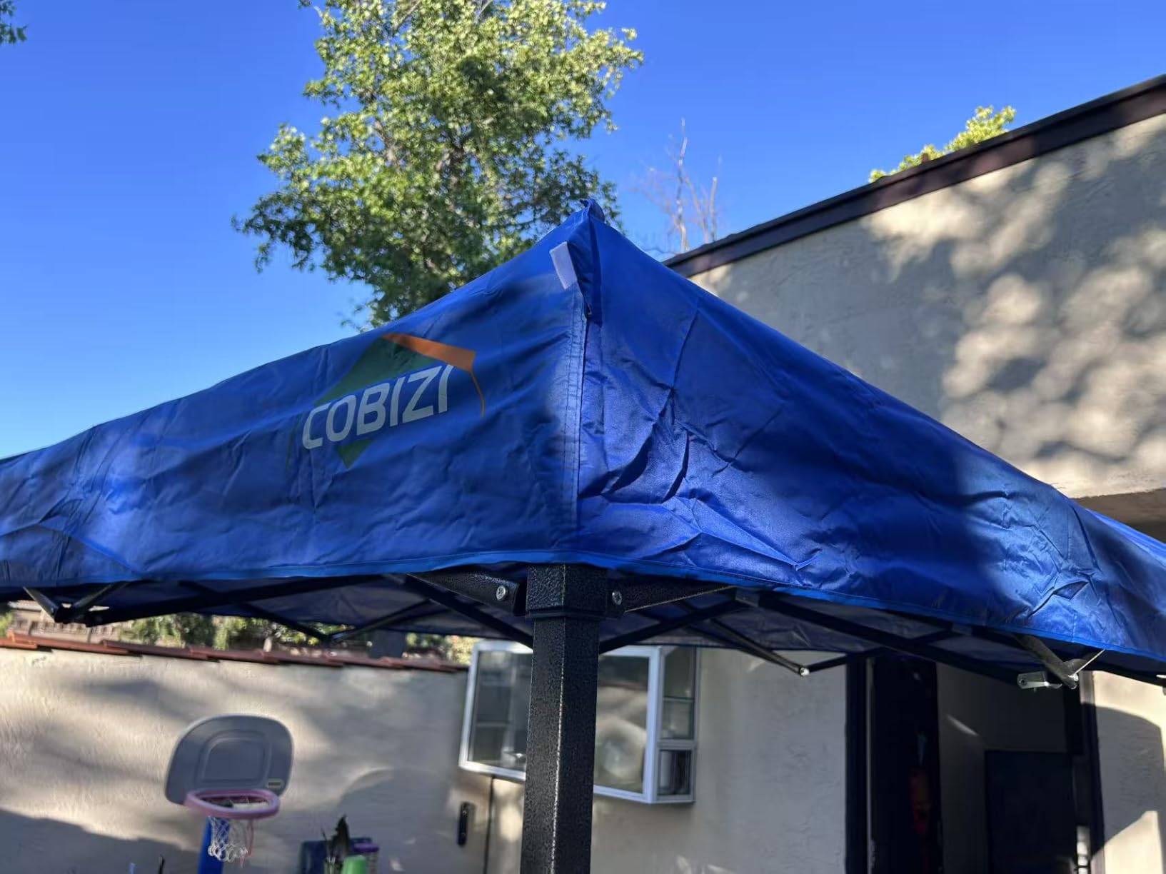 COBIZI 10x20 Heavy Duty Pop Up Canopy Tent with 6 Sidewalls, Gray customer photo 1