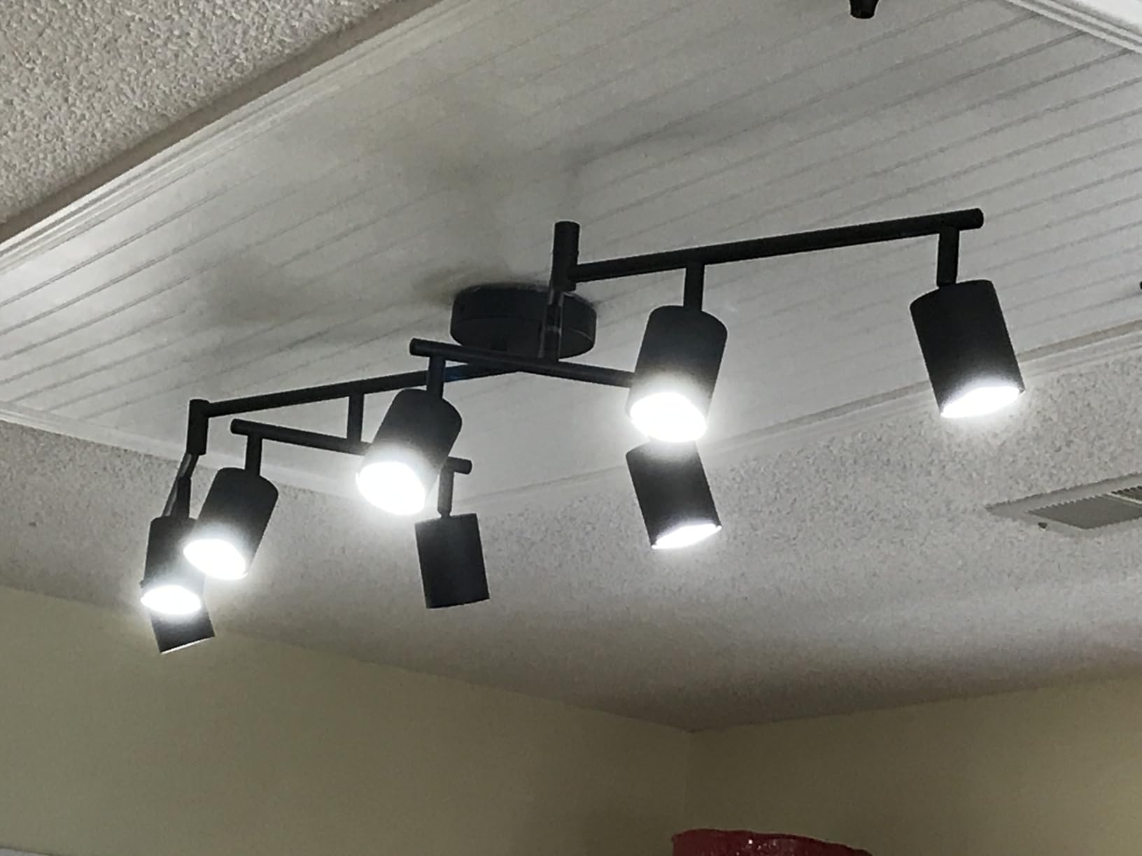 Track Lighting, Track Lighting Fixtures Ceiling Kit, Black Ceiling Lights for Kitchen, 30