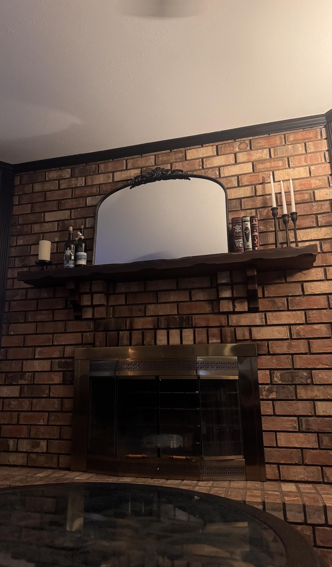 Micasso Vintage Gold Wall Mirror: 40