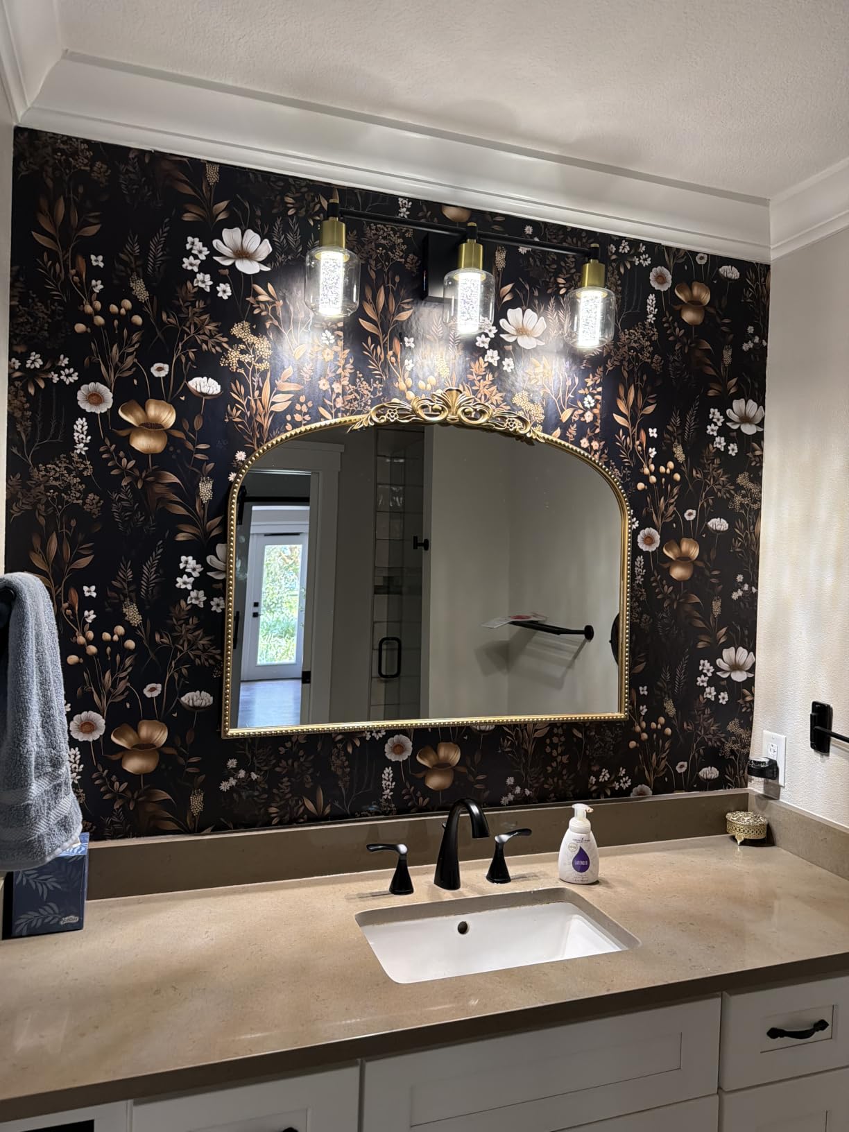 Micasso Vintage Gold Wall Mirror: 40