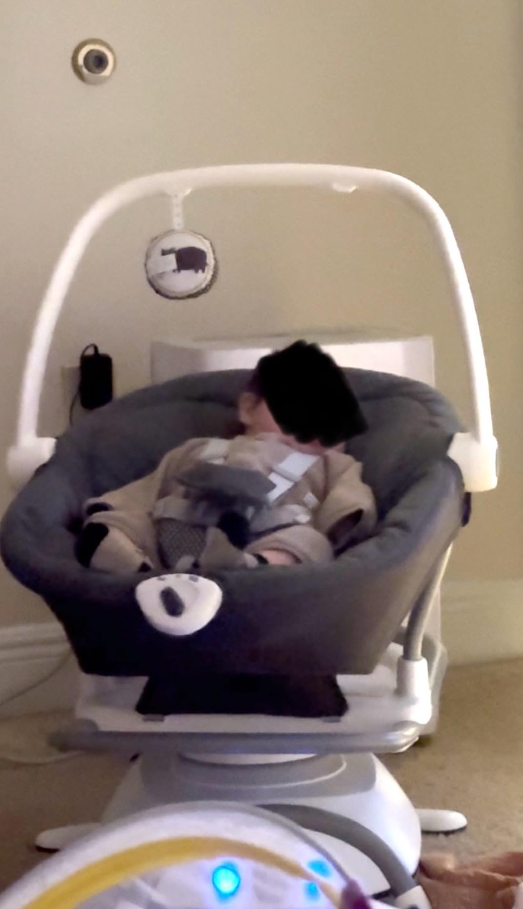 Joie Baby Cinnamon 2-in-1 Glider & Rocker, Multi-Motion Baby Swing | Swing and Rocker Combo with Plush Fabrics, Compact Design, and Multiple Recline Positions customer photo 2