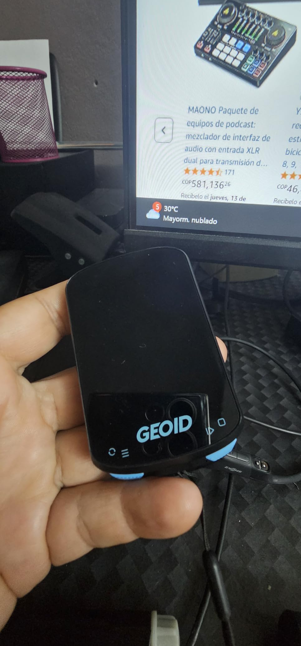 GEOID CC600 Color Screen Bike/Cycling Computer Wireless - Route Navigation with Reroute Planing, WiFi & Bluetooth, Fast 5s GPS Positioning, Free Indoor Training customer photo 2