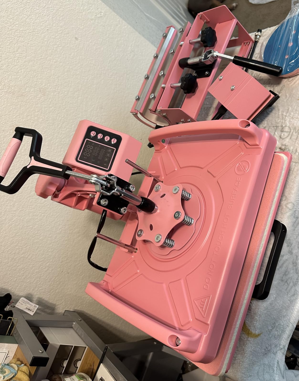 Hitgrand Heat Press Machine 12x15 inch, Heat Press Machine for T-Shirts, 5 in 1 Heat Press with 30 OZ Tumbler Press, Combo Tumbler Heat Press Machines Sublimation for Hat Cap Mug Plate customer photo 2