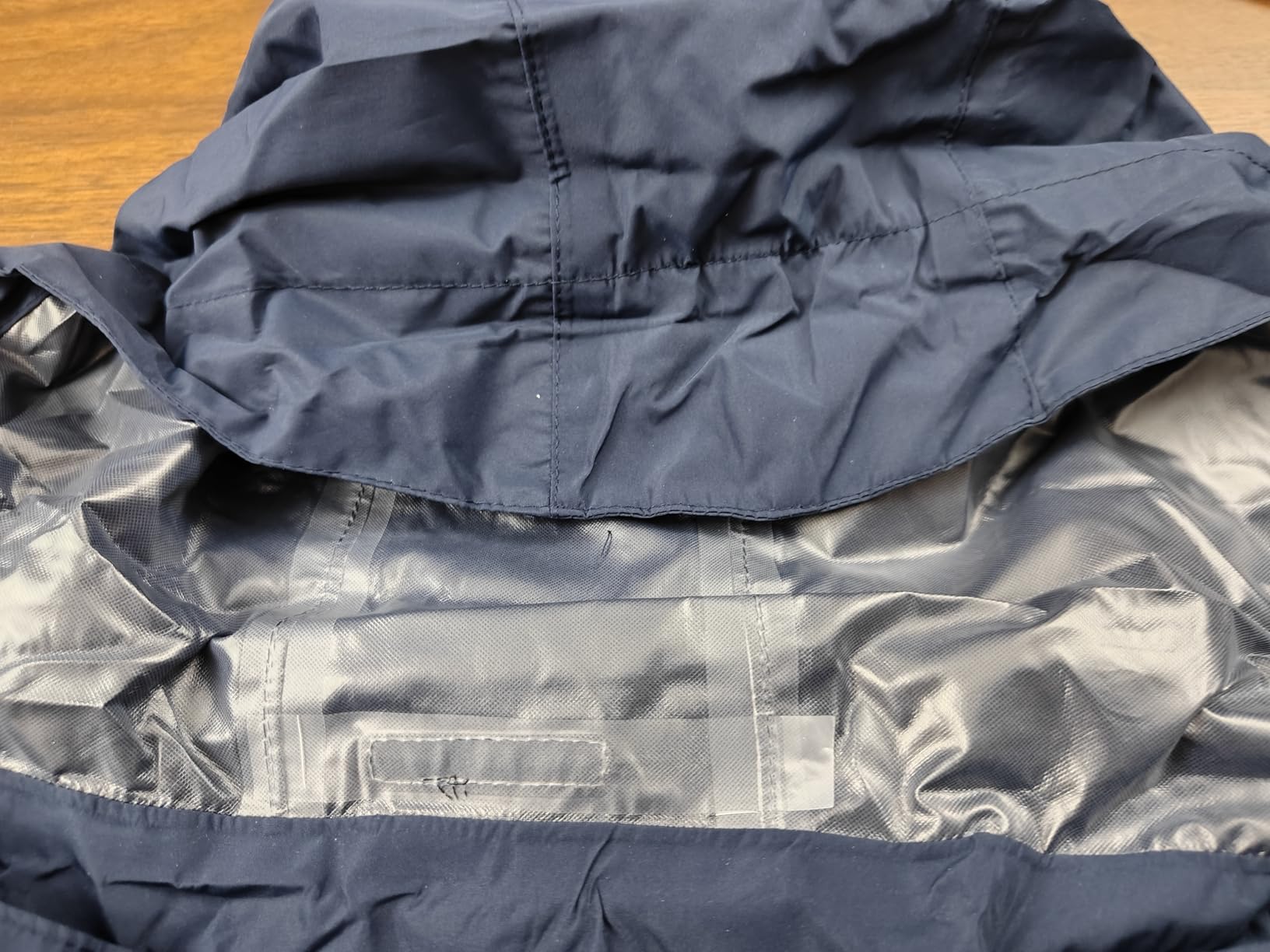 33,000ft Men's Waterproof Rain Jacket Packable Lightweight Hood Rain Shell customer photo 1