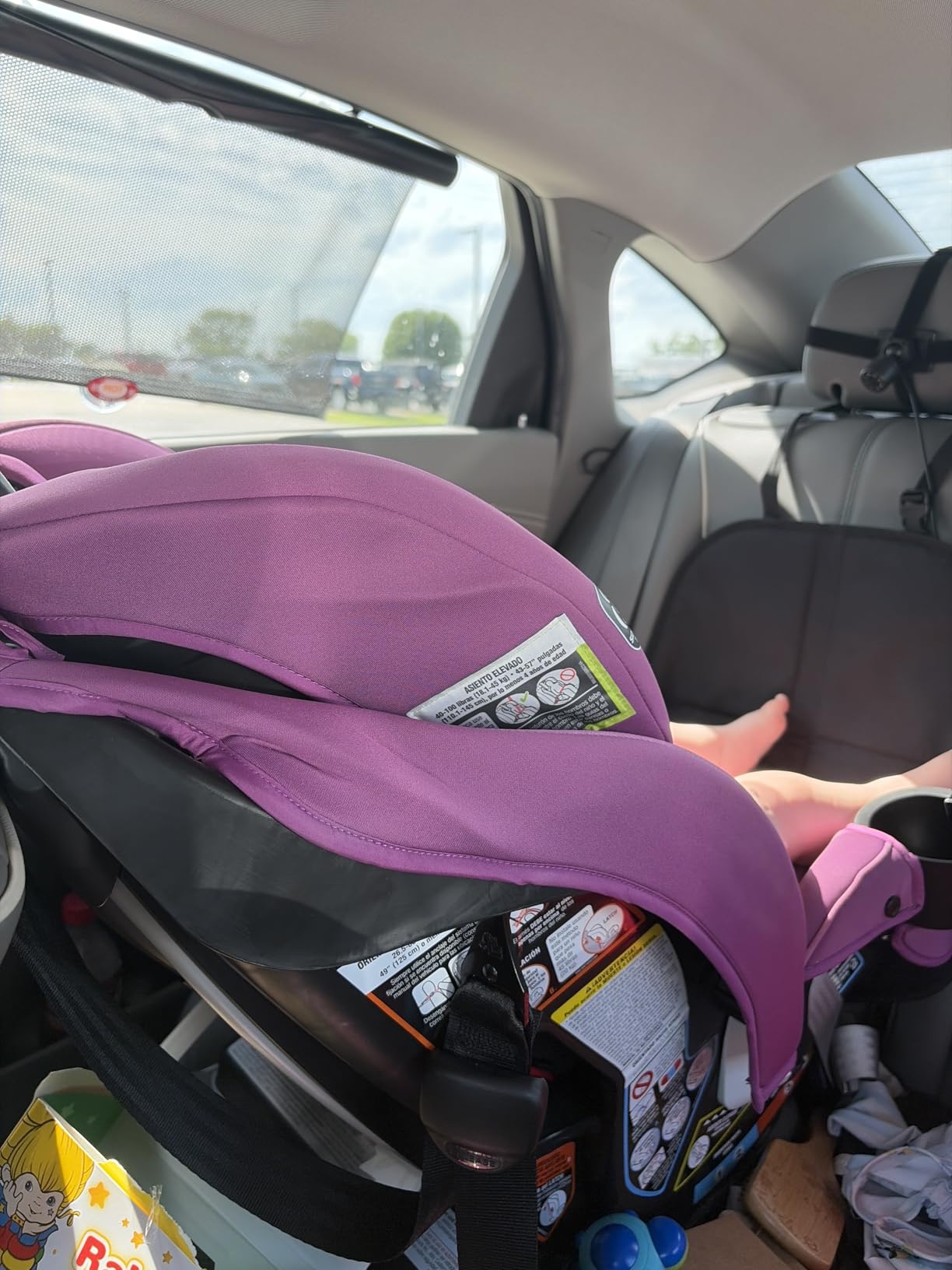 Graco Slimfit 3-in-1 Convertible Car Seat, Slim Car Seat with Space-Saving Design, Highback Booster Seat with 10-Position Headrest, Rear Facing and Forward Facing Carseat, Jarret customer photo 2