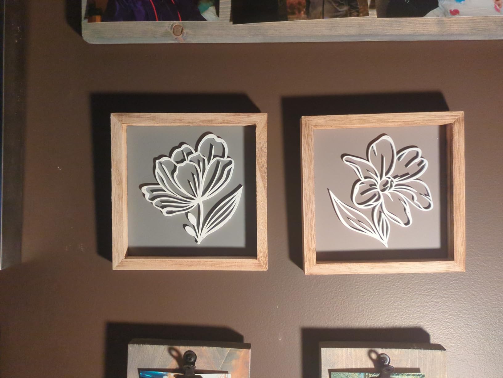 Tide and Tales 3d Framed Wall Art, Set of 4, Floral Boho Wall Decor customer photo 1
