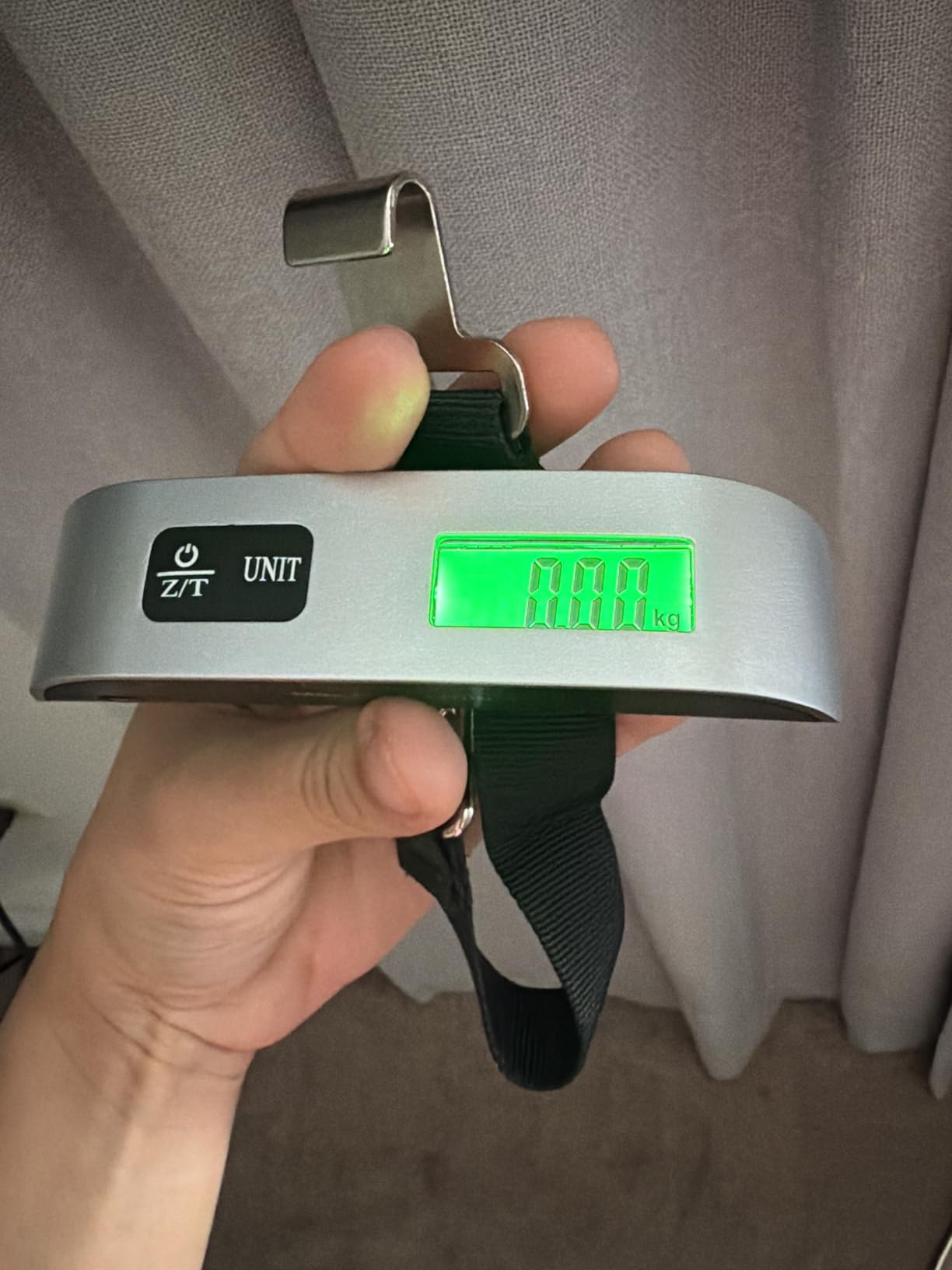 Luggage Scale, 110lb/50kg Portable Luggage Weight Scale, Silver customer photo 1