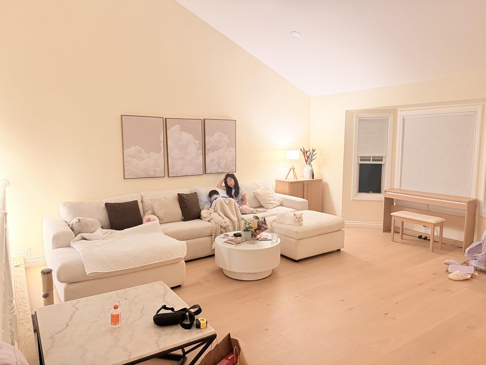 MUDECOR Framed Wall Art Print Set Vintage Landscape Rustic Tree and Mountain View Illustrations Decorative Colorful for Living Room, Bedroom, Office - 24