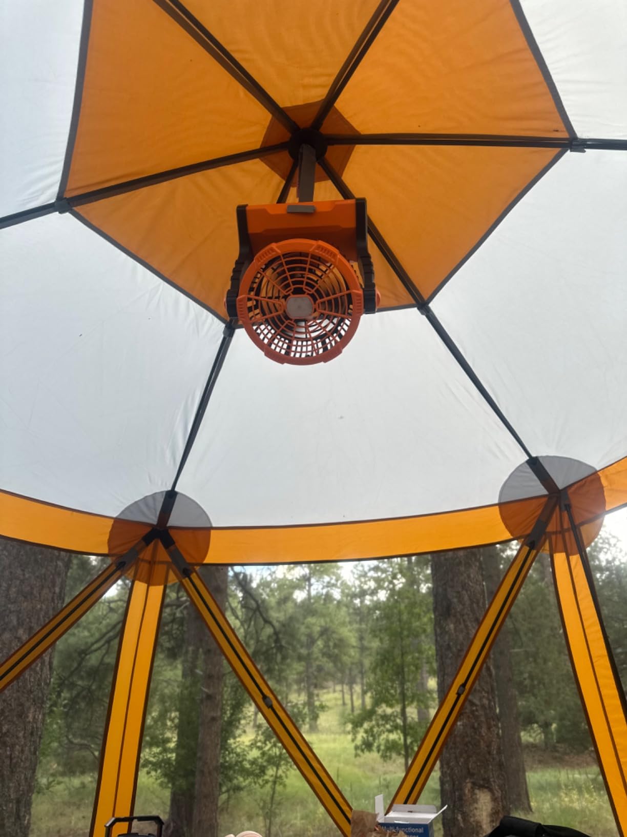 EVER ADVANCED Pop up Screen House Tent for Camping 11.5 x 9.8 ft, Instant Screened Gazebo Canopy with Netting, Portable Shelter Enclosure for Outdoor, Backyard, Khaki customer photo 2