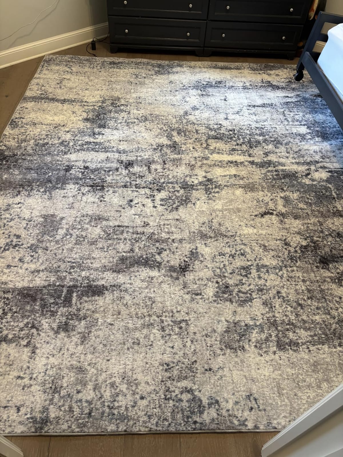 8x10 Area Rugs for Living Room Washable Bedroom Dining Room Blue Grey customer photo 1