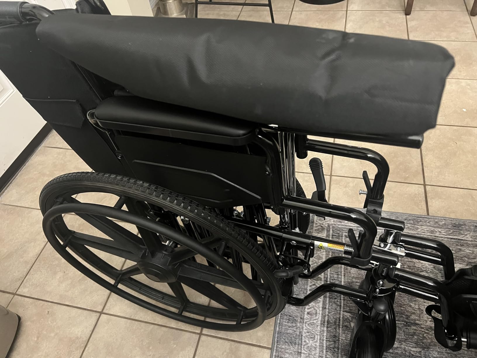 PEPE Mobility Bariatric Wheelchair, 22 Inch Seat, Supports 500 lb, Foldable customer photo 1