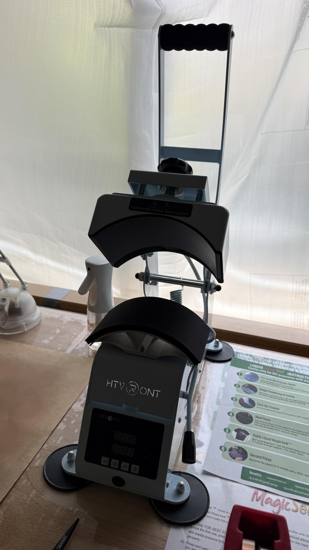 HTVRONT Hat Press Hat Heat Press Machine customer photo 2