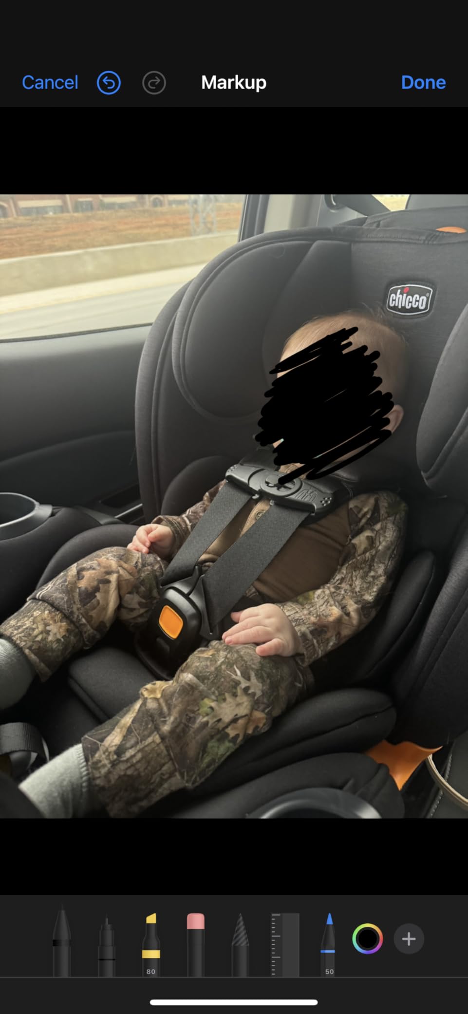 Chicco OneFit LX ClearTex All-in-One Booster Car Seat, LeverLock | Ebony/Black, convertible car seat, rear-facing 5-40 lbs, toddler car seat 26.5-65 lbs, booster 40-100 lbs, GREENGUARD Gold customer photo 2