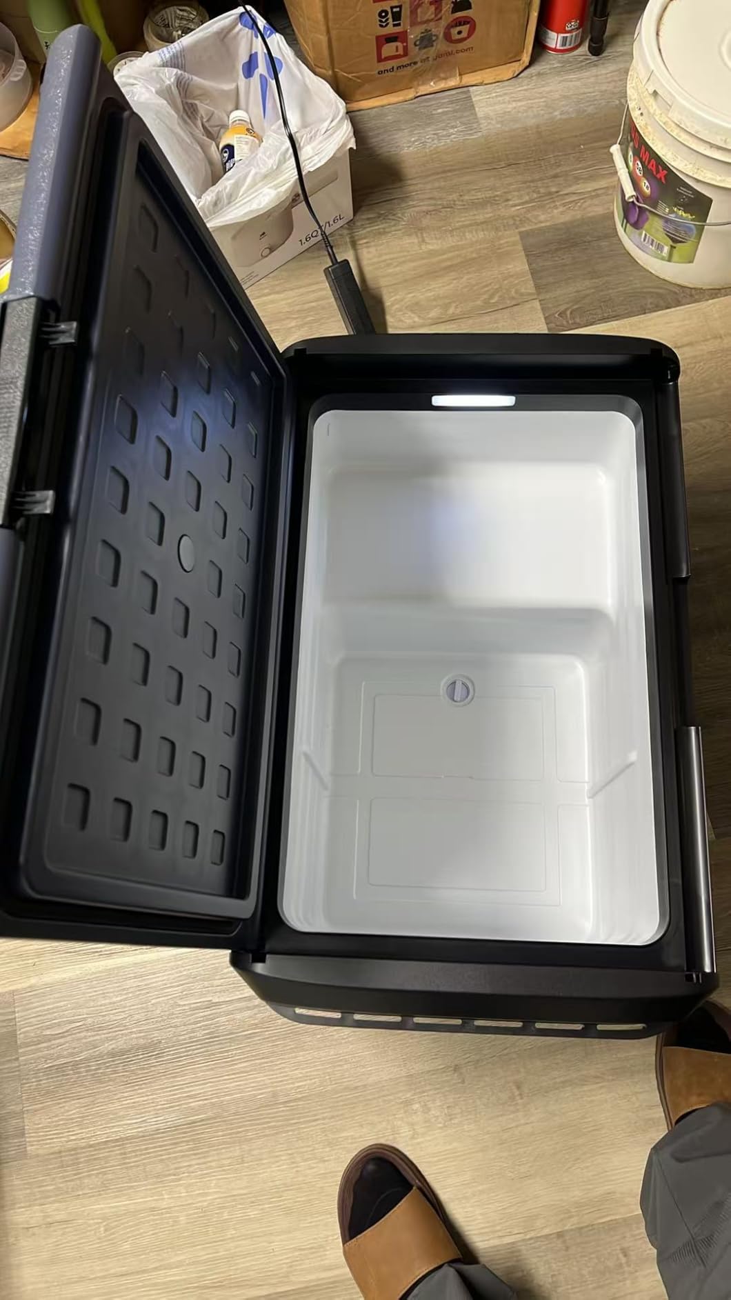 BODEGACOOLER 12 Volt Refrigerator, 100QT(95L) IPX4 Waterproof Electric Cooler, Car Fridge Dual Zone APP Control with 12/24V DC 110-240V AC, -4℉~68℉, Portable Freezer for Camping,Travel,RV,Road Trips customer photo 2