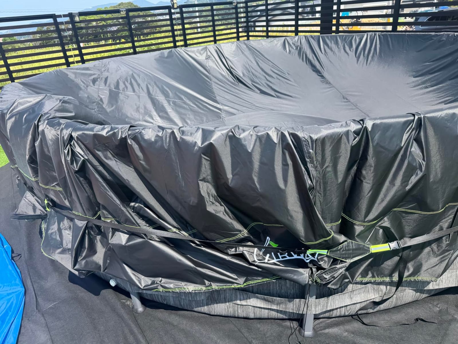 UIRWAY 12x24 FT Winter Rectangular Pool Cover with Reflective Strips customer photo 1