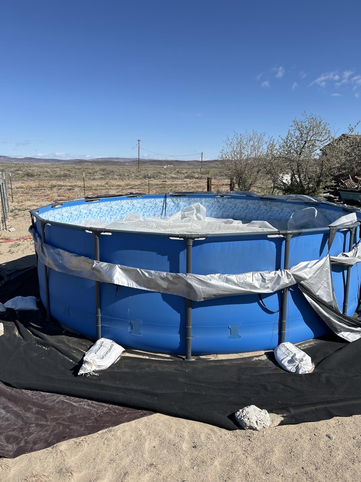UIRWAY 12x24 FT Winter Rectangular Pool Cover with Reflective Strips customer photo 2