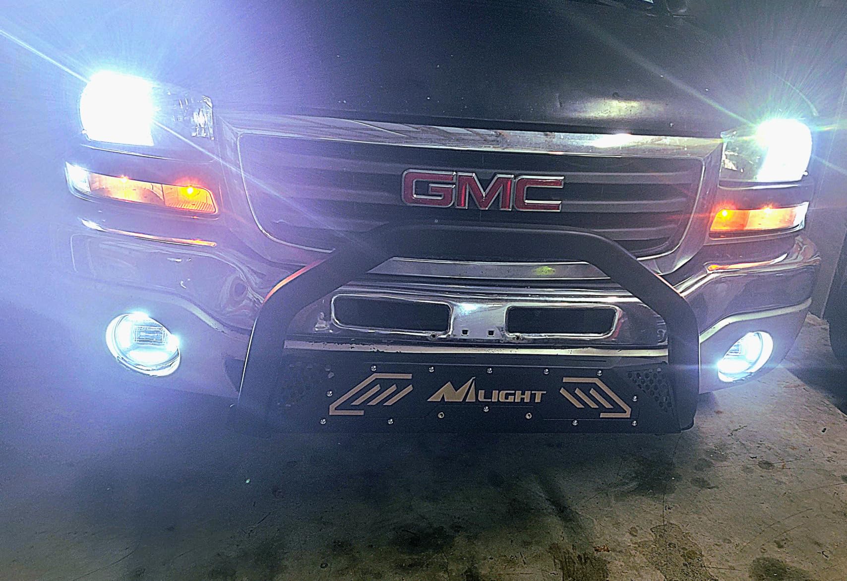 Nilight Bull Bar with Light for 2007-2018 Chevy Silverado GMC Sierra 1500 customer photo 2