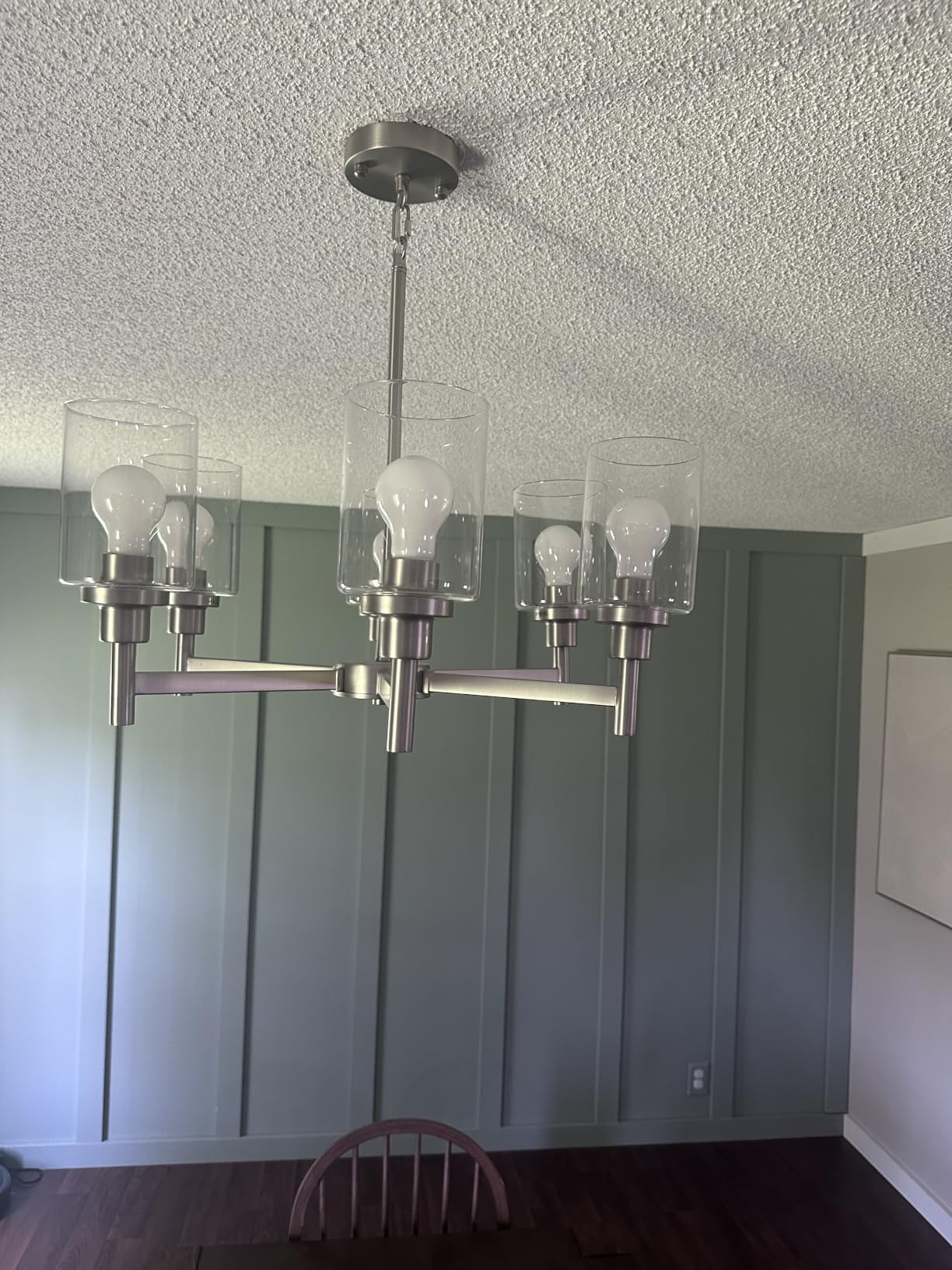 Black Farmhouse Chandeliers for Dining Room Light Fixtures Over Table customer photo 1