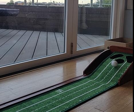 Putting Green Indoor, Golf Putting mat with Auto Ball Return - Premium Golf Putting Mat for Home, Office, or Outdoors - Golf Gift for Men & Women, Practice Anywhere customer photo 2
