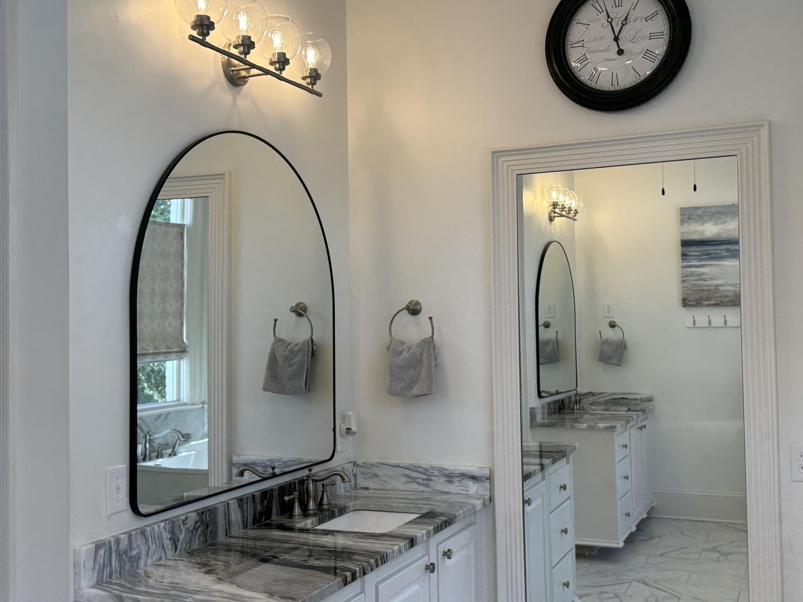 Arched Bathroom Mirror, 60