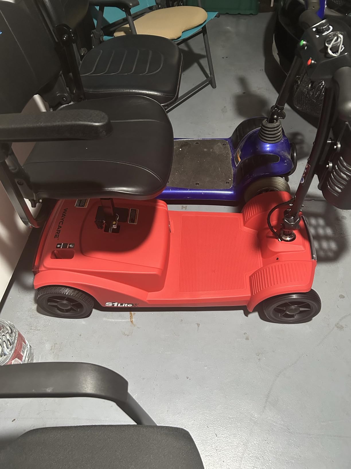 WAYCARE Mobility Scooter for Adults & Seniors, 330 lb, 15-Mile Range, Blue customer photo 2