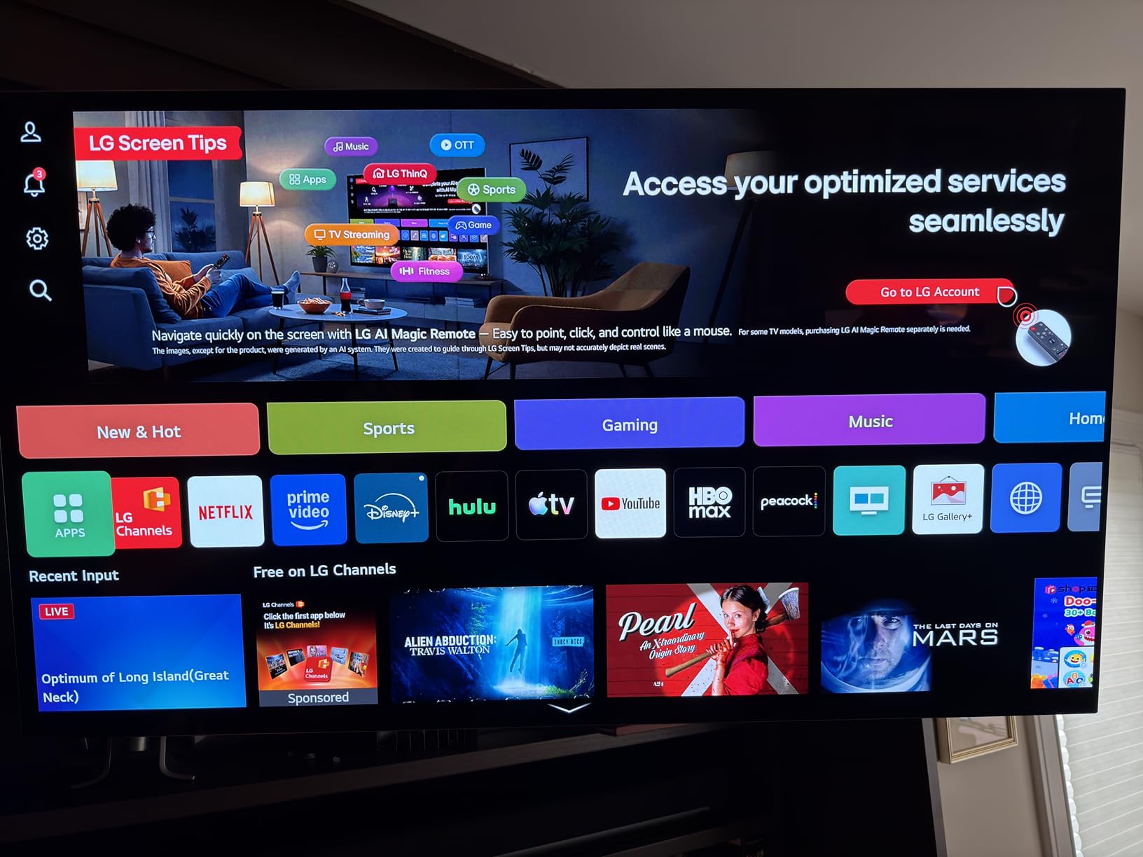 LG 83-Inch Class OLED evo AI 4K C5 Series Smart TV w/Dolby Atmos, Dolby Vision, HDR10, AI Super Upscaling 4K, Filmmaker Mode, Wow Orchestra, Alexa Built-in (OLED83C5PUA, 2025) customer photo 2