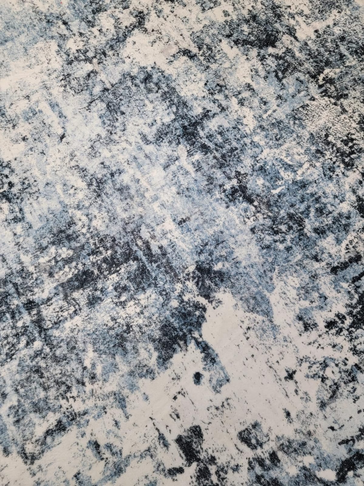 Rugflix 8x10 Area Rugs for Living Room, Washable Large Rug Stain-Resistant Low Pile, Modern Dark Carpet for Dining Room Home Office Kid Room Nursery Bedroom, Navy Blue/Black customer photo 2