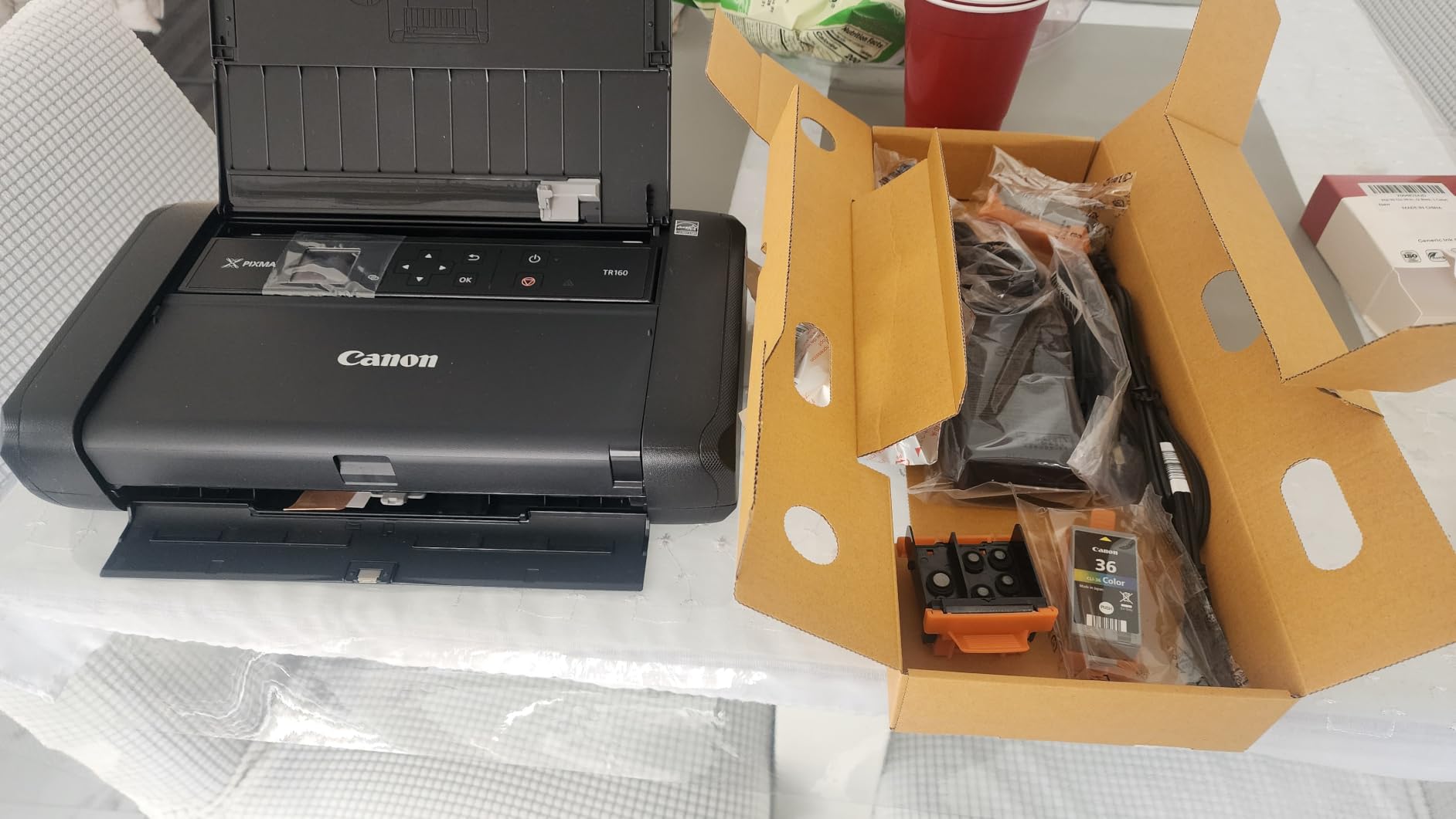 Canon PIXMA TR160 Color Wireless Portable Printer customer photo 2