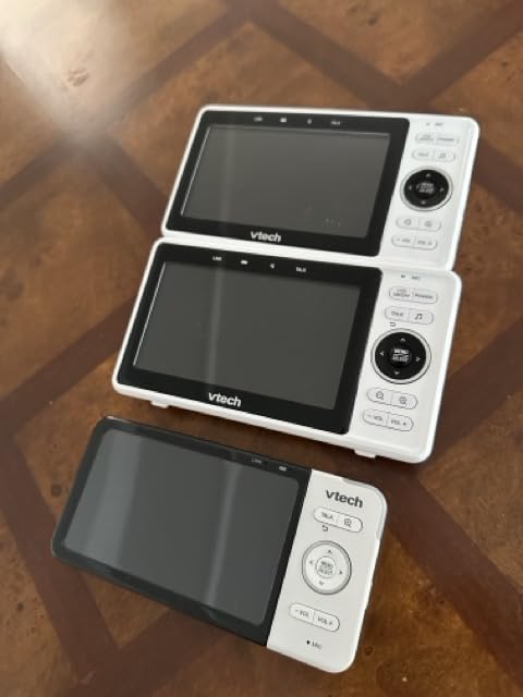 VTech Smart WiFi Baby Monitor, 2 Cameras - See Both Rooms at Home or from Anywhere, Free App, 1080p Split Screen, 5