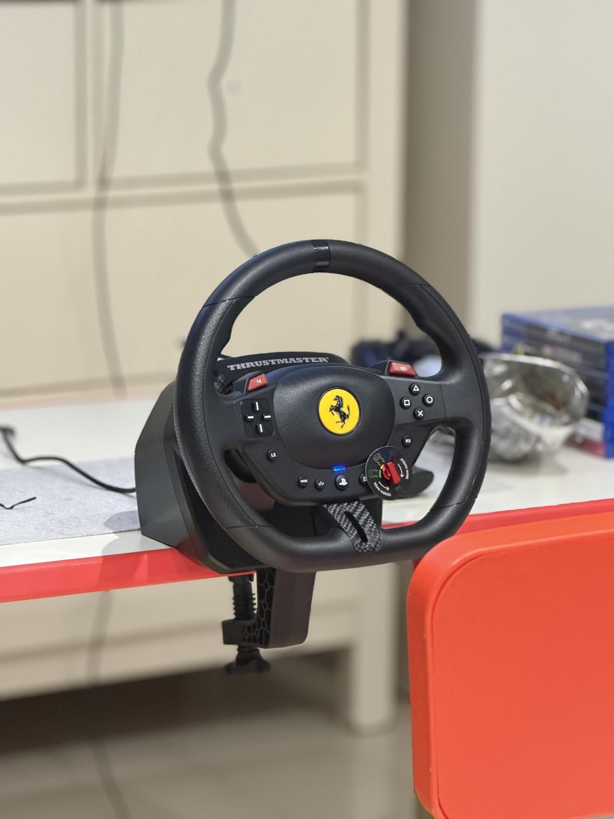 Thrustmaster T98 Ferrari 296 GTB - Racing Wheel and Pedal Set - PS5 & PC customer photo 1