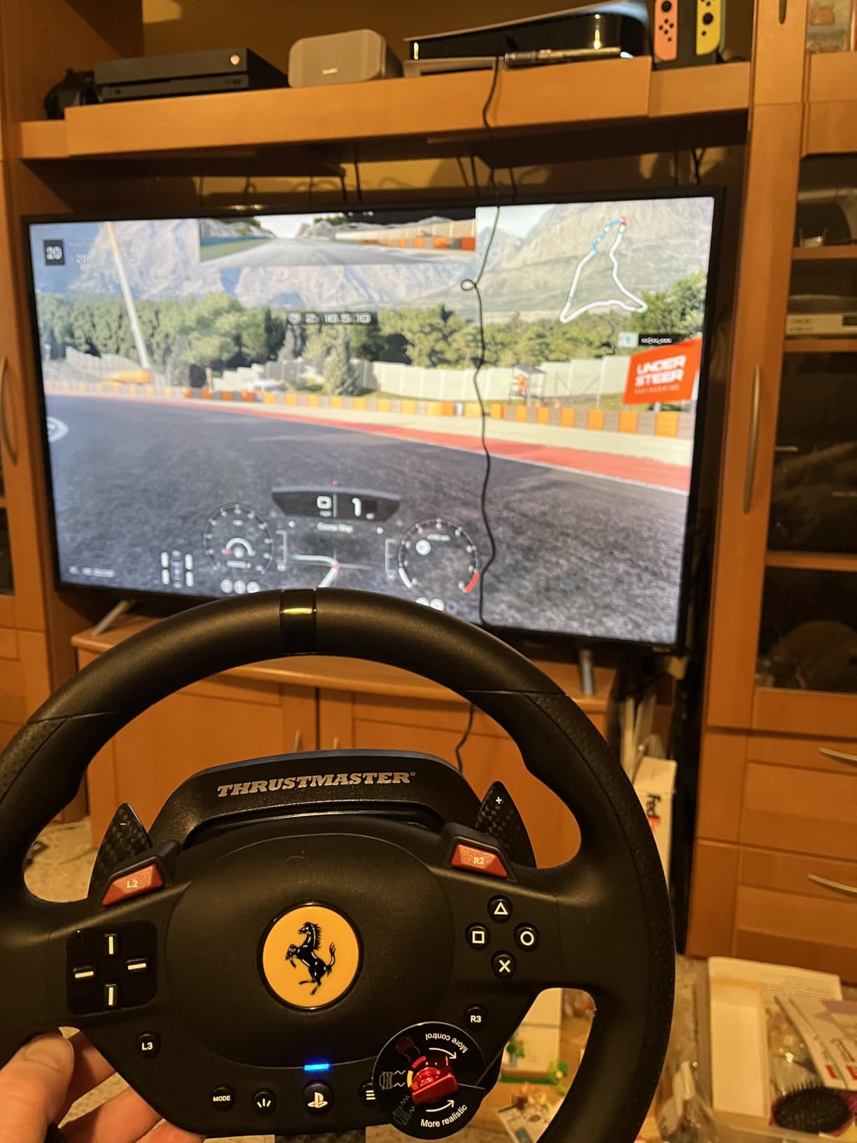 Thrustmaster T98 Ferrari 296 GTB - Racing Wheel and Pedal Set - PS5 & PC customer photo 2