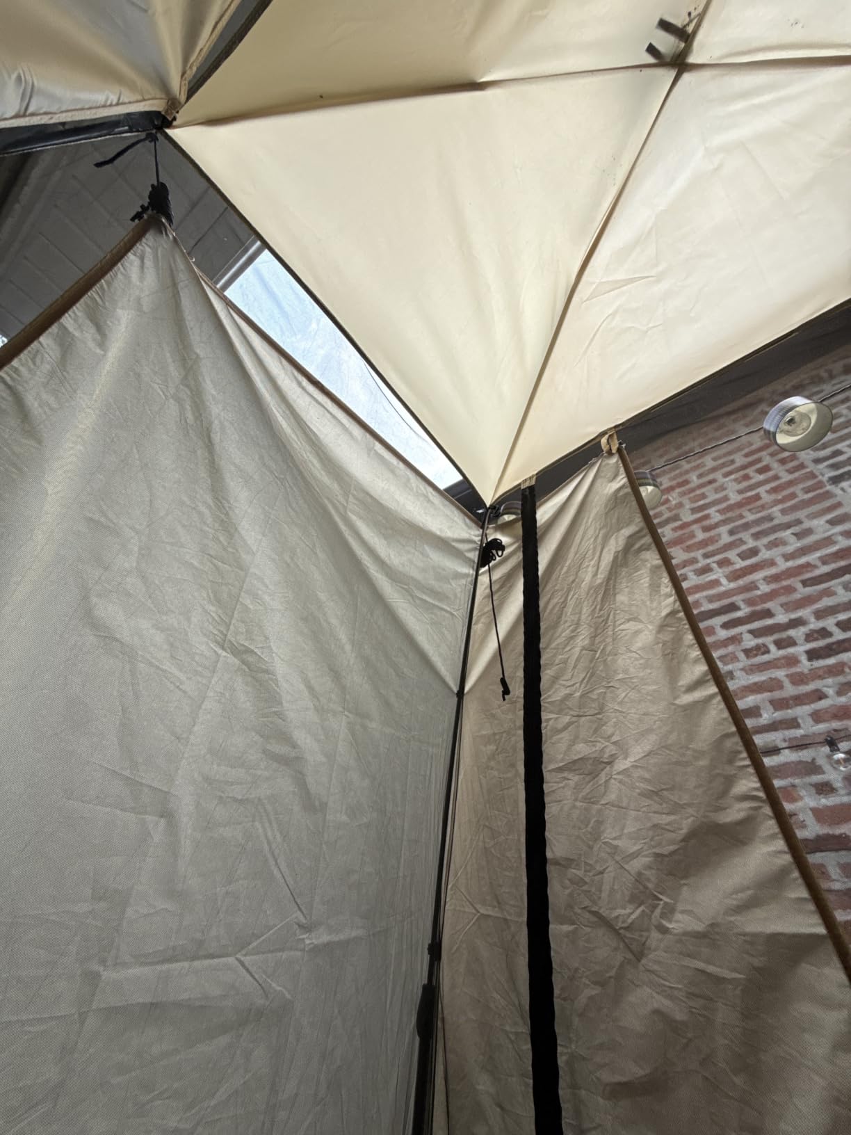 Alvantor® Screen House Mesh Tent, 10 x10 FT Pop Up Outdoor Gazebo with Sun Shade Mosquito Net for Backyard Garden, Beige customer photo 1