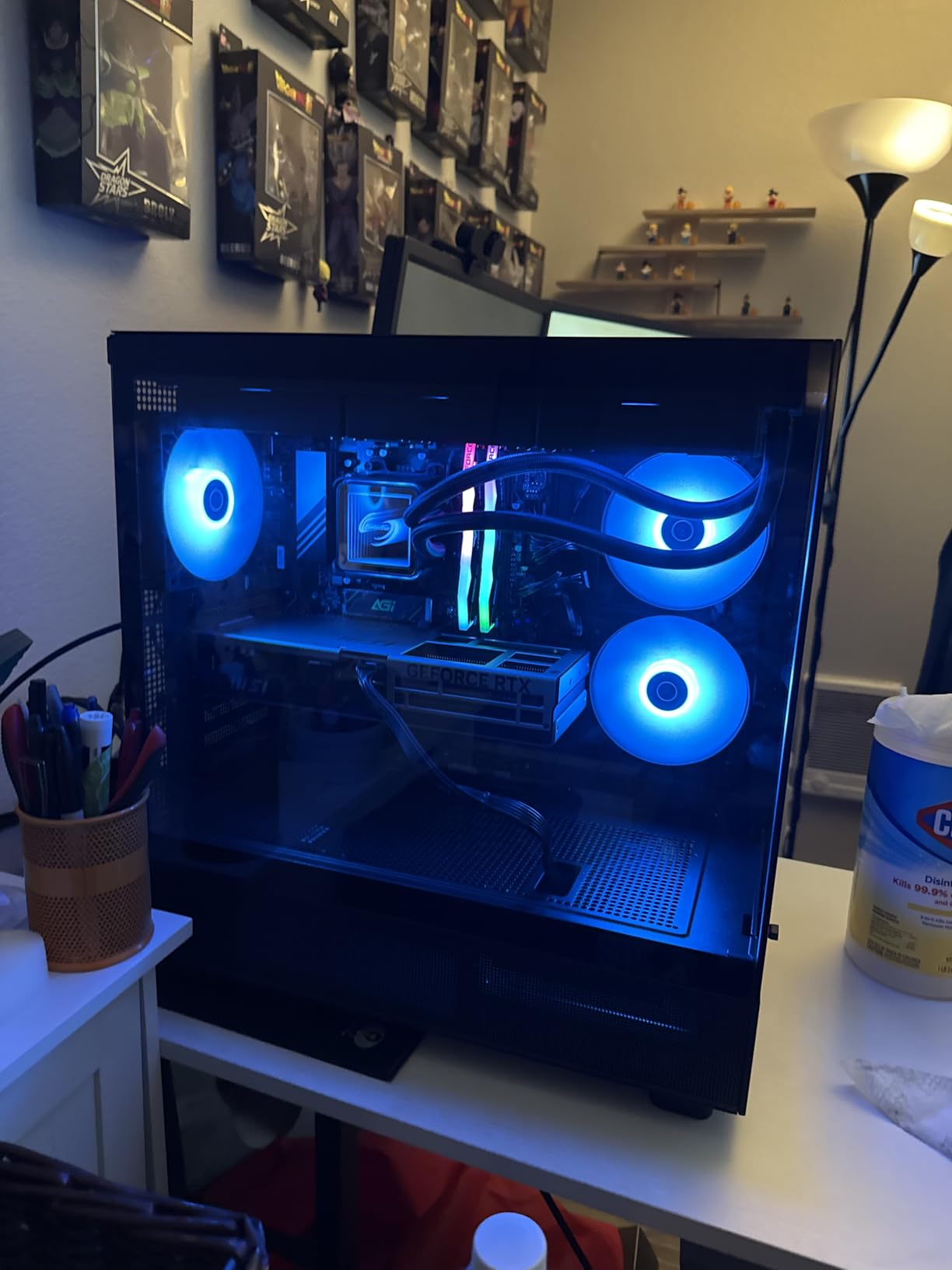 Skytech Gaming Azure 3 Desktop PC, Ryzen 7 9800X3D 4.7 GHz (5.2 GHz), NVIDIA RTX 5080 16GB, 2TB NVMe SSD, 32GB DDR5 RAM 6000 RGB, 850W Gold ATX 3 PSU, 360mm ARGB AIO, Wi-Fi, Win 11 customer photo 1