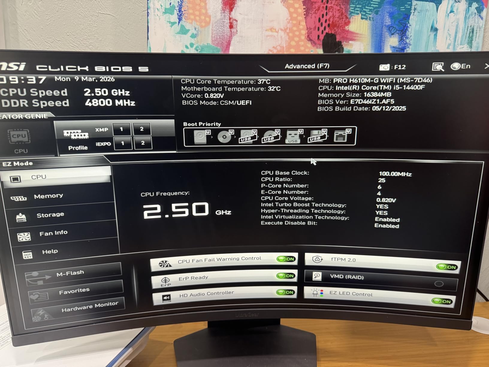 msi Codex R2 Gaming Desktop, Intel i5-14400F, RTX 5060, 16GB DDR5, 1TB SSD customer photo 1