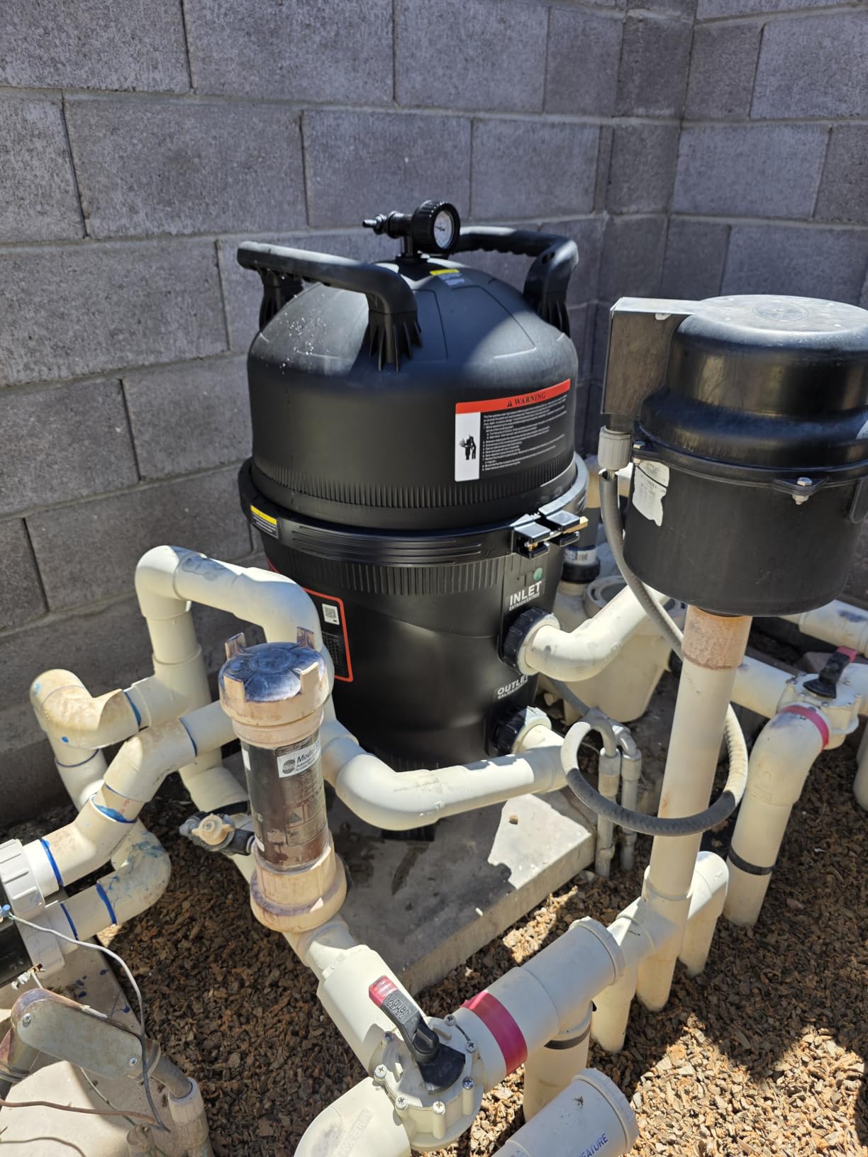 VEVOR 2026 Pro Pool Cartridge Filter System 100 Sq.Ft, Pool Filter for Inground & Above Ground Pools, Compatible W/Pumps 1/2HP~1HP | Up to 6142 GPH Max Flow, Pool Filters for Pools Up to 23775 Gallons customer photo 2