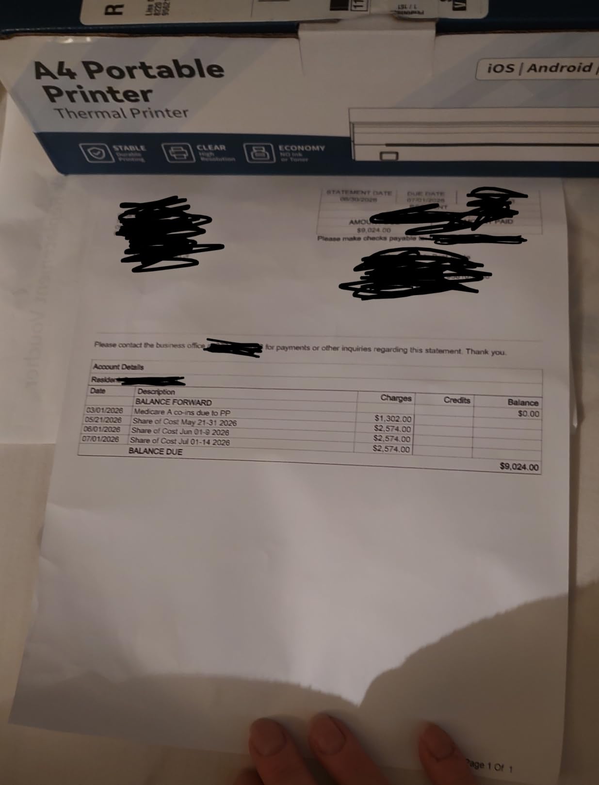 Portable Printers Wireless for Travel, N80 Bluetooth Thermal Printer customer photo 2