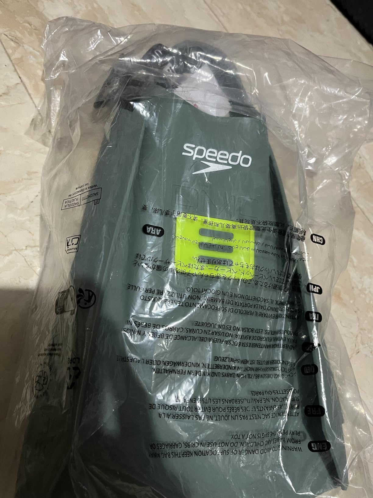 Speedo Unisex-Adult Swim Training Fins Silicone customer photo 1