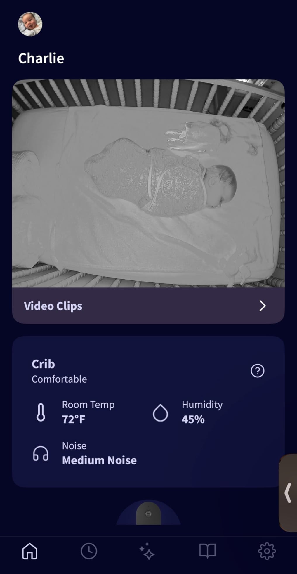 Owlet Dream Sight Smart Baby Monitor, 2K HD WiFi Camera, Cry Alerts | Custom Notifications For Motion And Room Temp, Night Vision, Two-Way Talk, Secure WiFi Encryption, Dream Sock Compatible customer photo 1