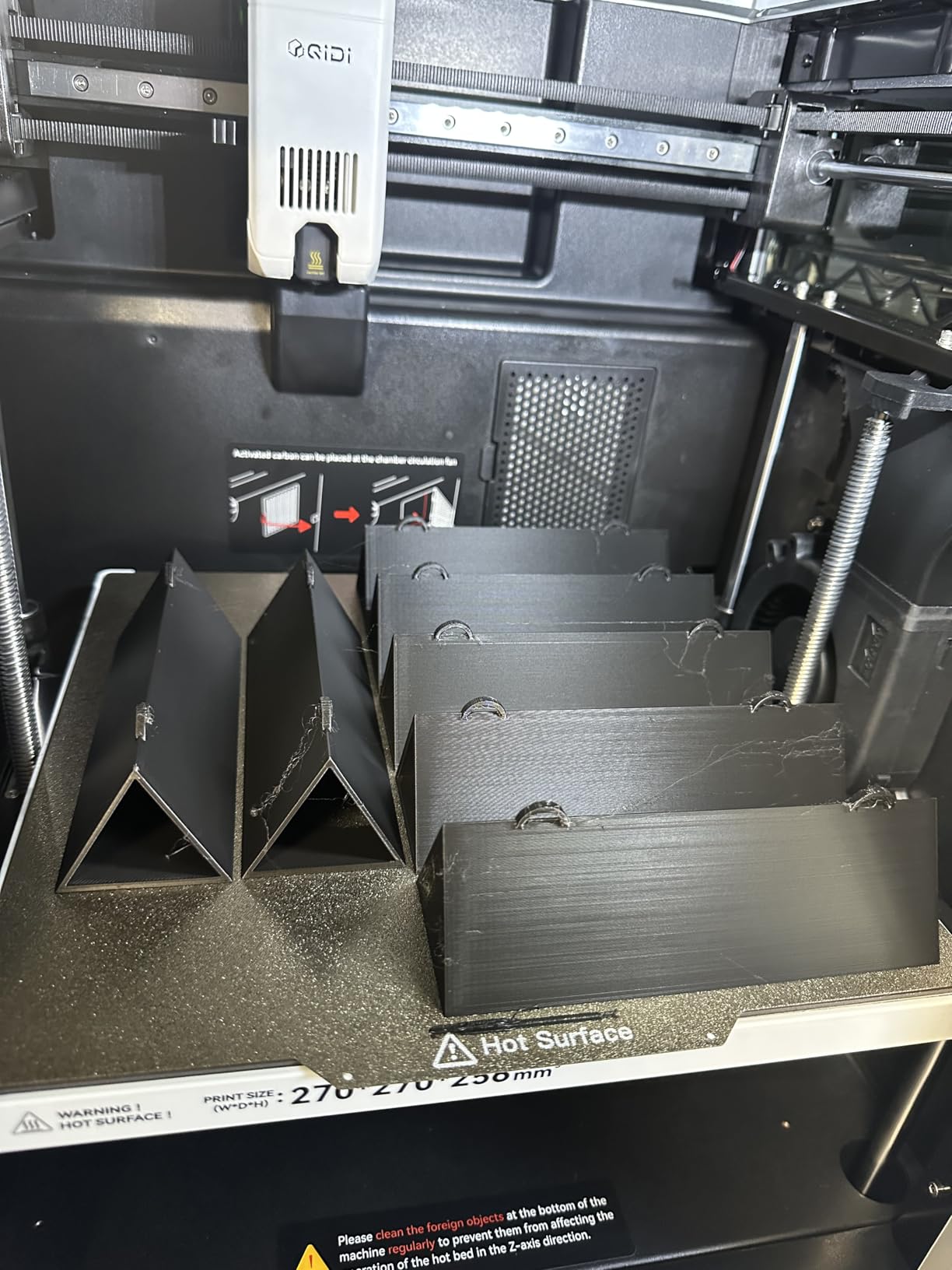 QIDI Q2 3D Printer, 65℃ Heated Chamber and 370℃ Nozzle Unlock PPS-CF | ultra air filtration, 600mm/s high speed, AI camera, full auto leveling, 270x270x256mm build volume, unbox to print in 10 min customer photo 1