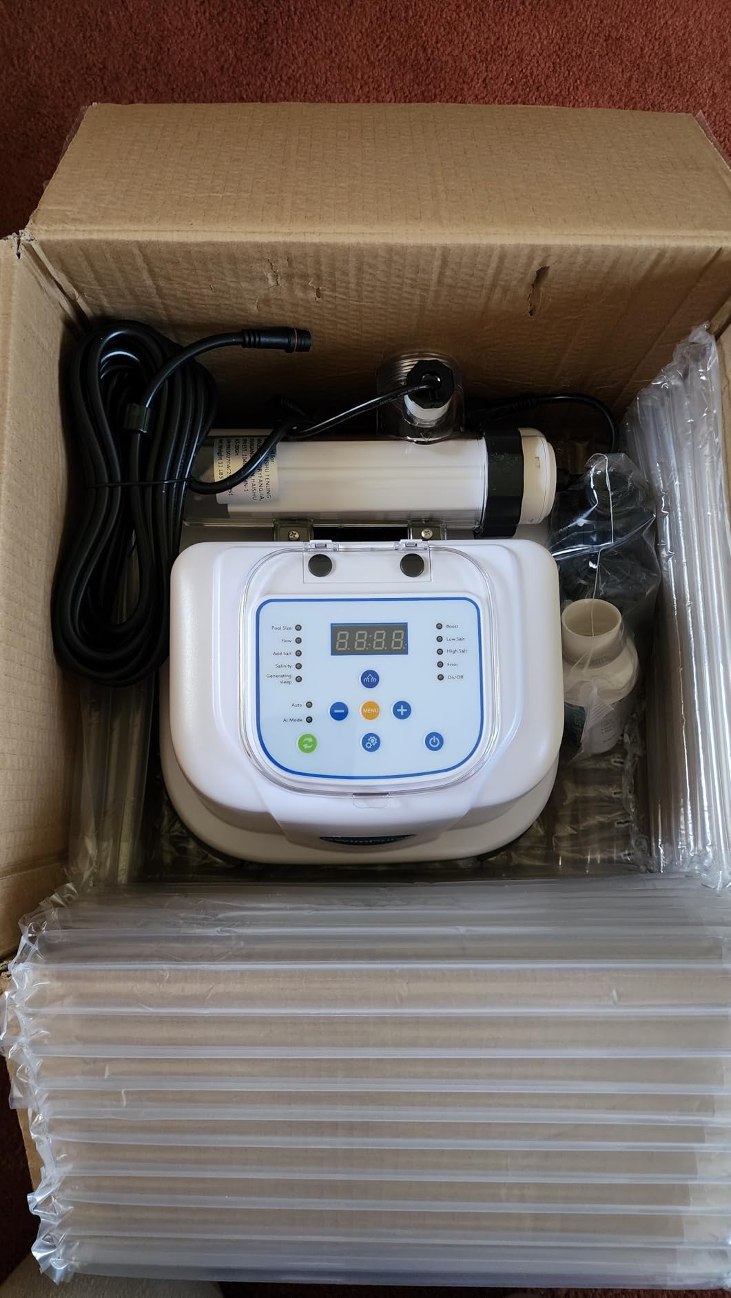 Saltwater Chlorinator System for Above Ground Pools up to 15,000 Gallons customer photo 1