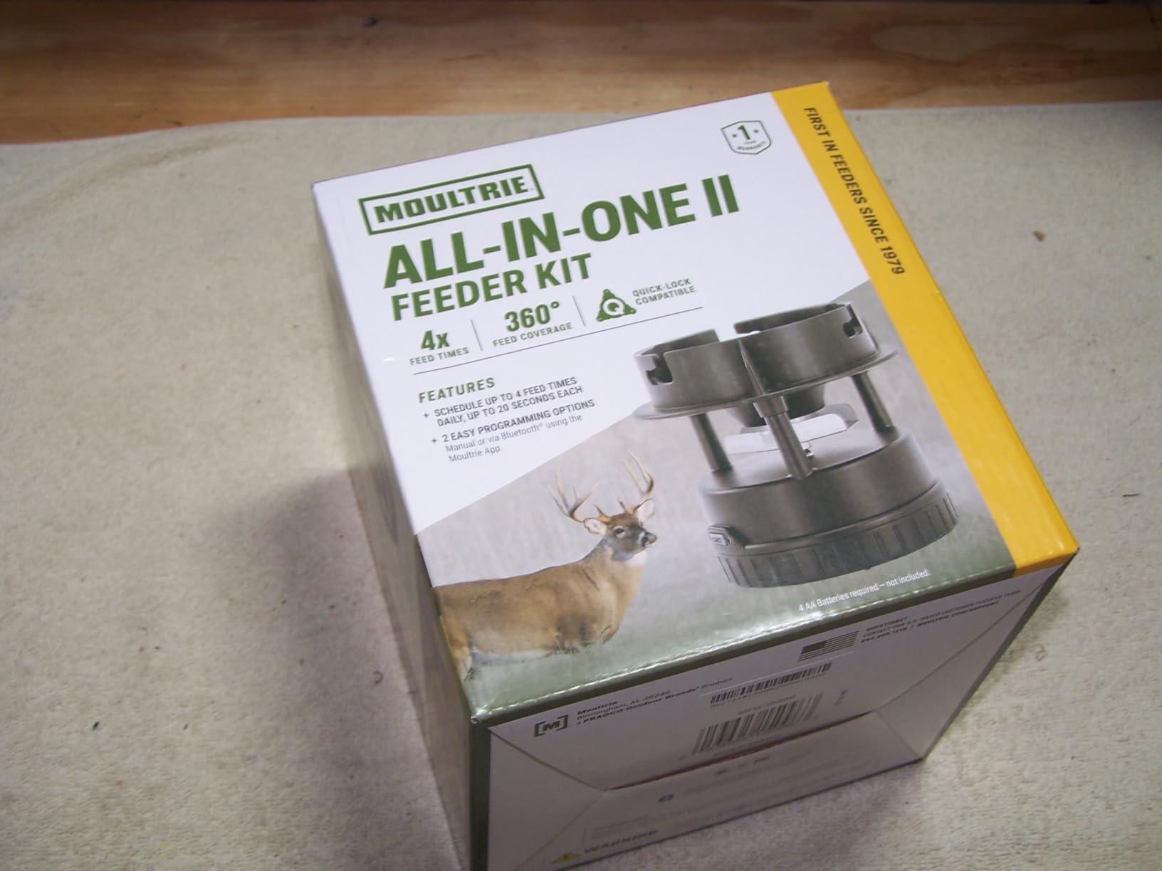 Moultrie All-in-One II Feeder Kit - Bluetooth App Control customer photo 1