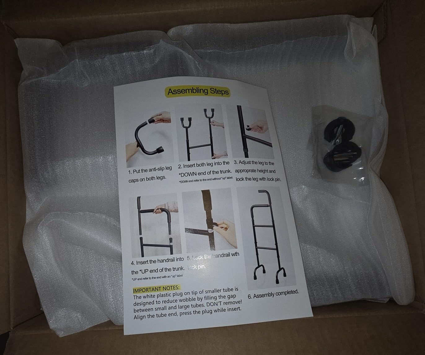 Stair Assist Cane, 13-Adjustable Non-Slip Mobility Aid for Elderly customer photo 1