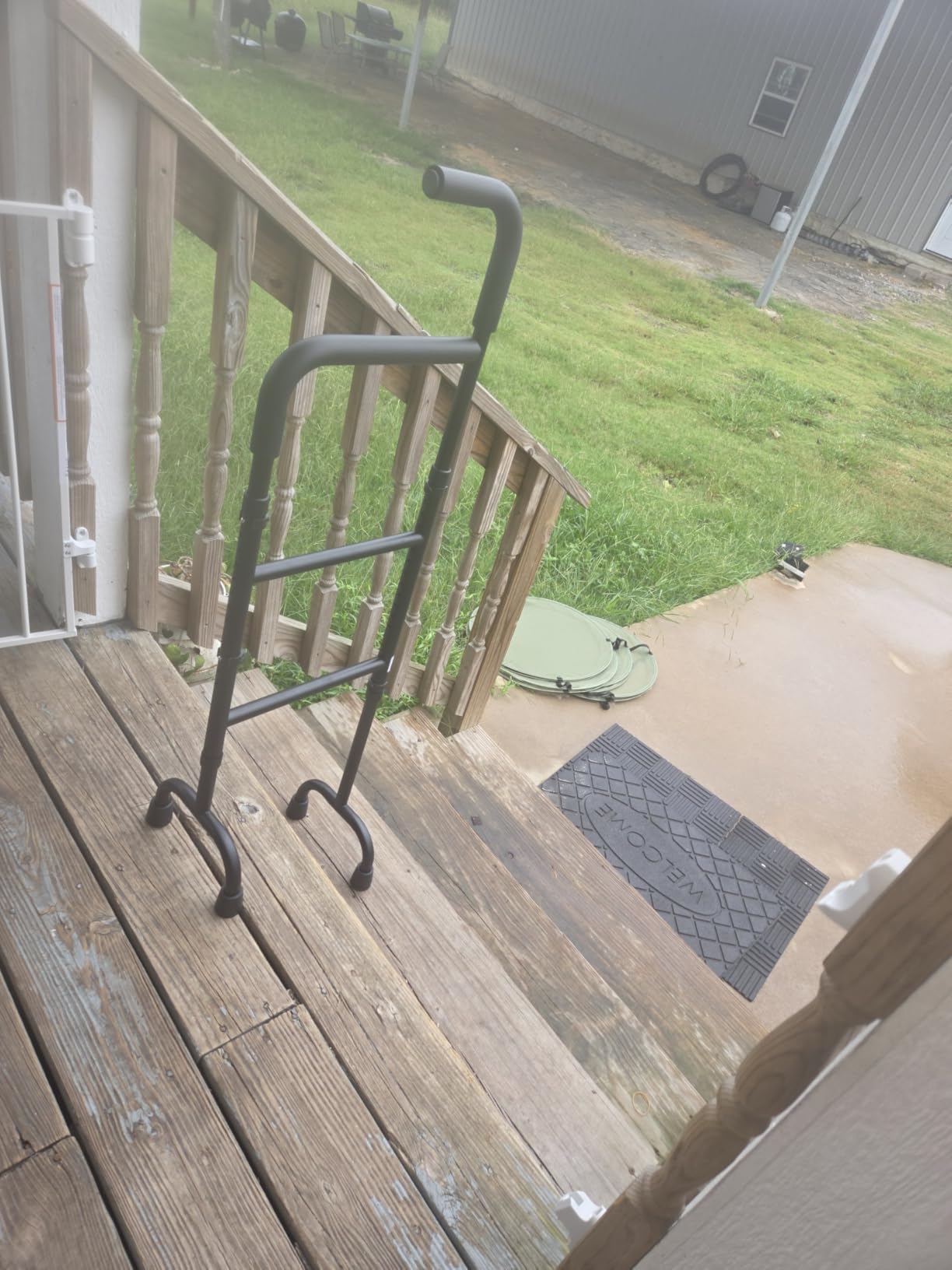 Stair Assist Cane, 13-Adjustable Non-Slip Mobility Aid for Elderly customer photo 2