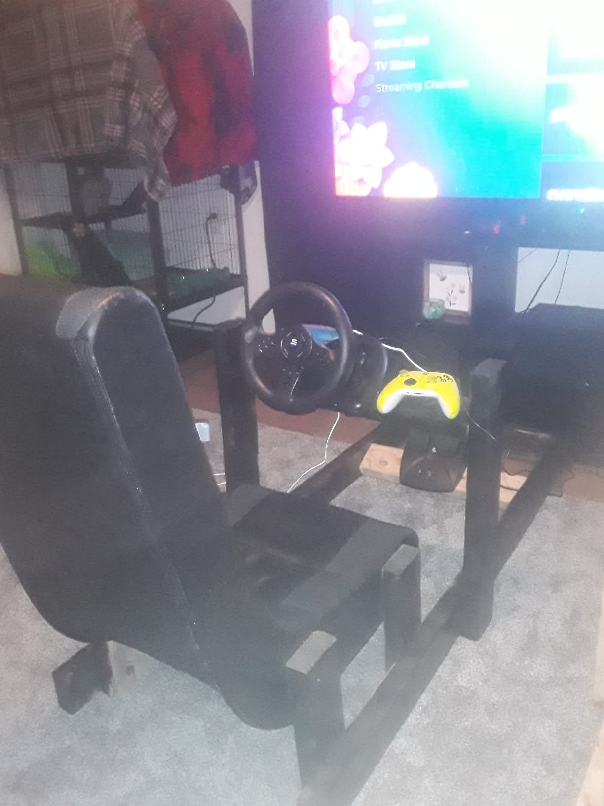 SUBSONIC Racing GT5 RGB Gaming Steering Wheel PS5 & PC – 270° Pedals customer photo 2