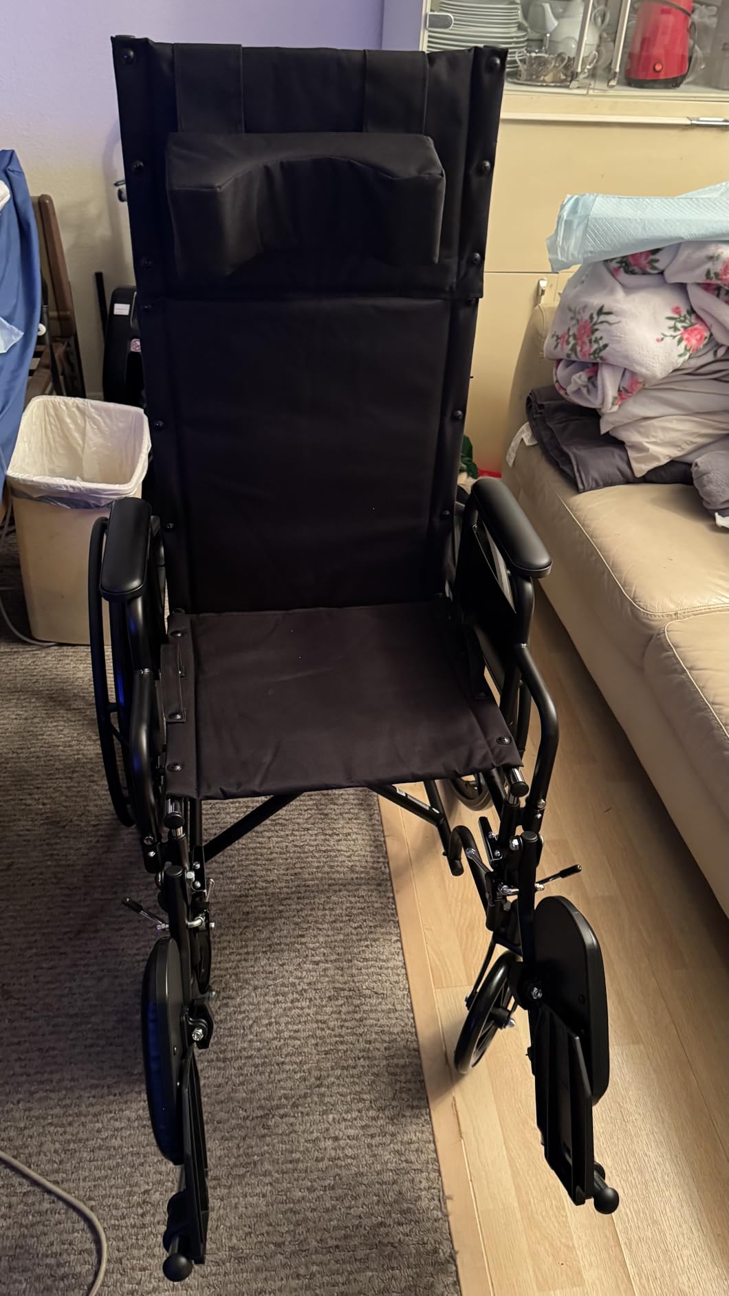 Vive Mobility Reclining Wheelchair with Elevating Leg Rests - Heavy Duty customer photo 1