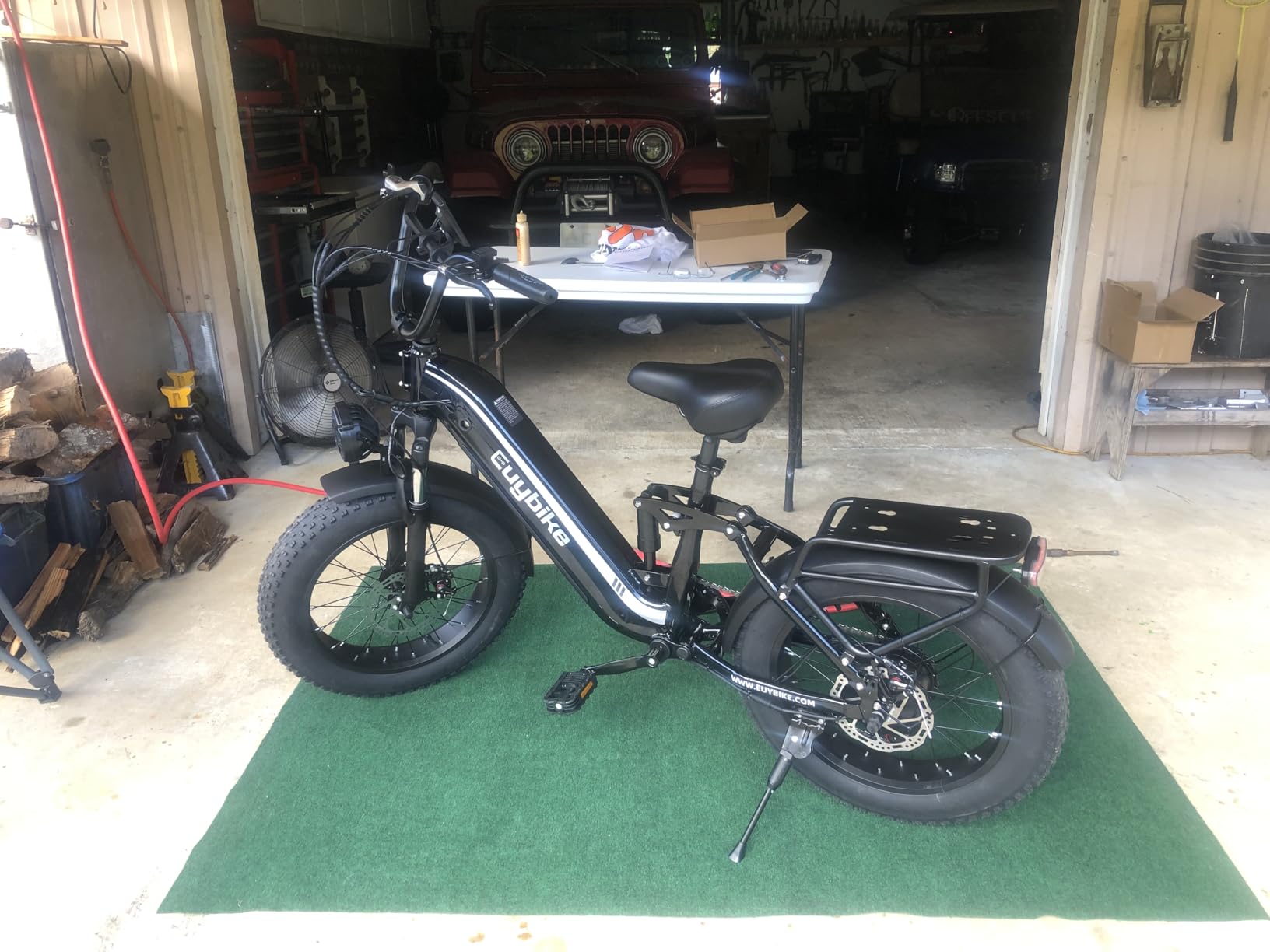 bluebiko Electric Bike for Adults, Step Thru 20x4 Fat Tire Ebike customer photo 1