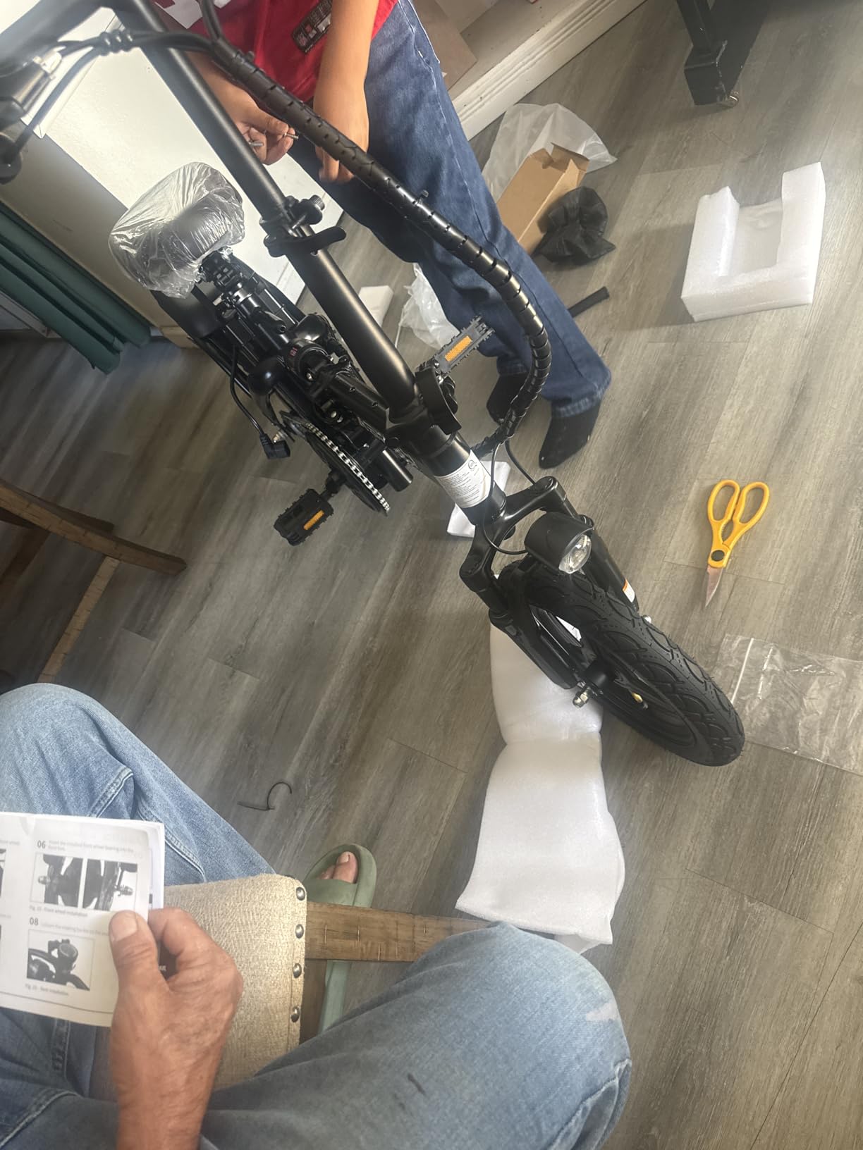 Foldable Electric Bike for Adults and Teens, 14 Inch Ebike for Commuting customer photo 1