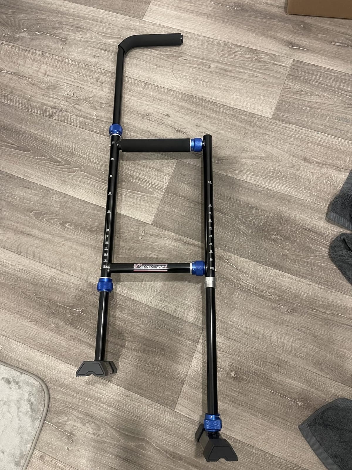 2-in-1 Stair Assist Cane & Standing Aid for Seniors | Wide anti-slip base, ultra sturdy bracket, dual-use design for stairs, couch, bathroom and bedside daily support customer photo 2