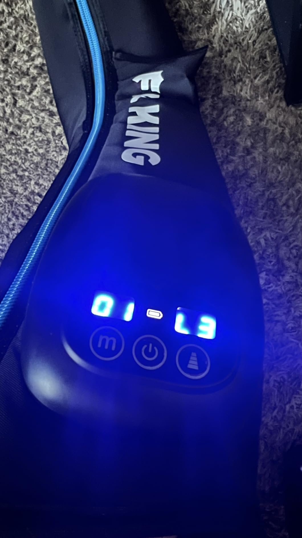 FIT KING Cordless Foot and Calf Massage Boots, Recovery System | Air Compression Leg Massager with 3 Modes and 6 Intensities, Zipper Wearing, Rechargeable for Both Home and Outdoor Use customer photo 2
